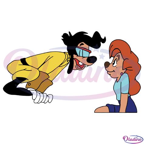Max And Roxanne A Goofy Movie Svg Digital File Powerline Svg