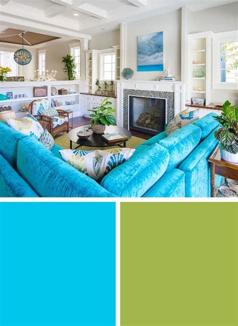 6 classic coastal beach color palettes color combinations living room examples