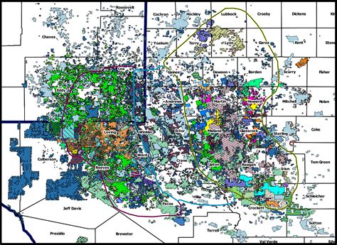 Permian Basin Map Acreage Map Company Map