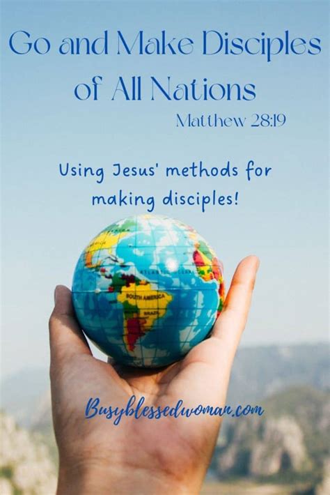 Go And Make Disciples Of All Nations