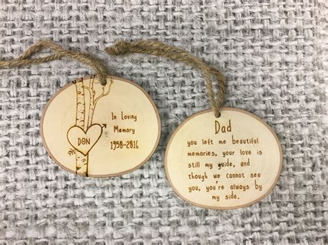 'treat yourself to a good body wash. Memorial Ornament | In Loving Memory of Dad | Sympathy ...