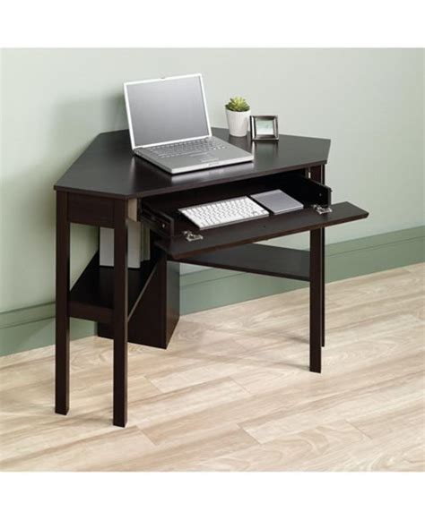 Sauder beginnings office computer desk in cherry. Sauder Beginnings Small Corner Computer Desk & Reviews ...