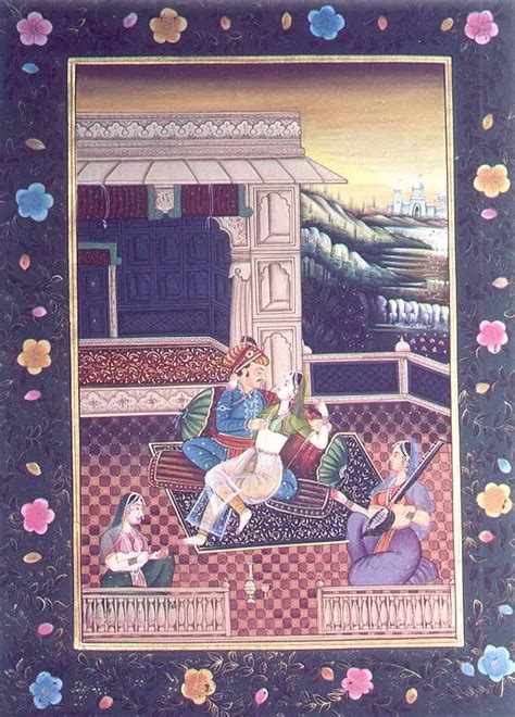 Mughal Love Scene Exotic India Art