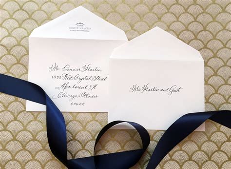 Nico And Lala Wedding Invitation Etiquette Inner And Outer Envelopes