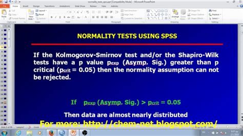 Only the reaction times for trial 4 seem to be normally distributed. normality tests using spss - YouTube