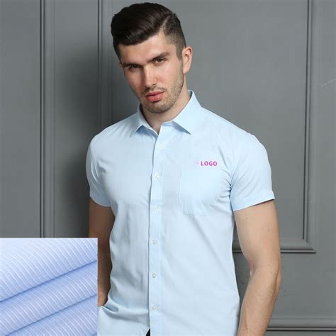 Unisex Short Sleeve Social Office Uniform Shirts Men Female Business
