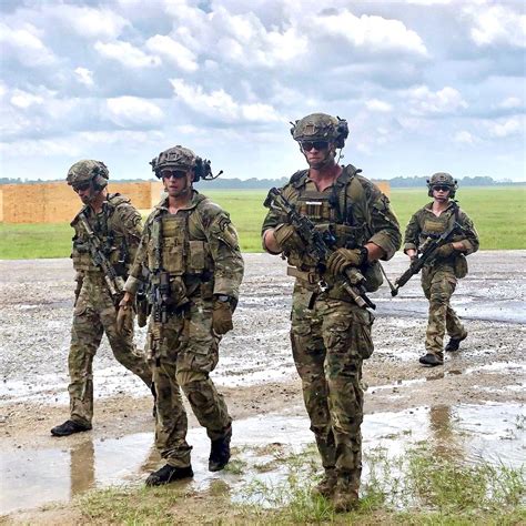 A Team Of Us Army Rangers From The 75th Ranger Regiment At Capex 2019