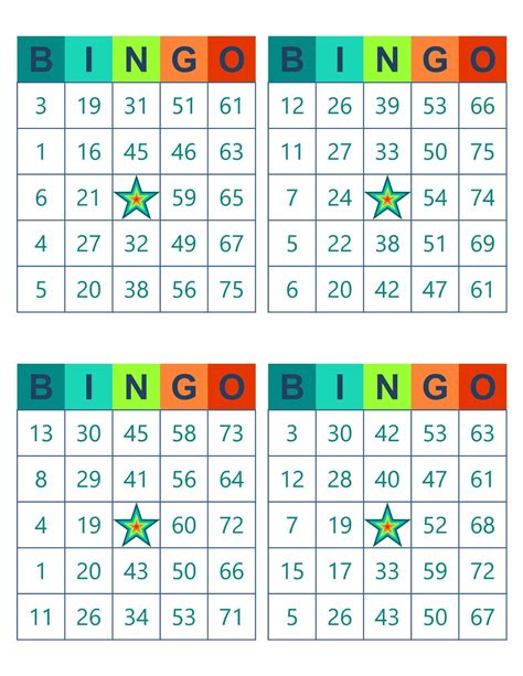 Pin On Printable Bingo Cards