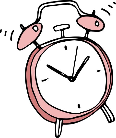 Alarm Clock Cartoon Clip Art Cartoon Alarm Clock Png Download 2191
