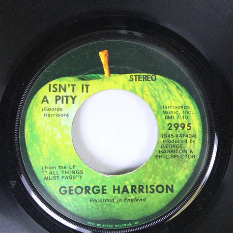 George Harrison 45 RPM Isn T It A Pitty My Sweet Lord Amazon Com Music