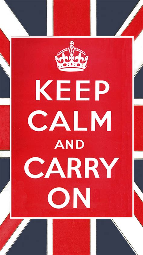 Keep Calm And Carry On Wallpaper Green