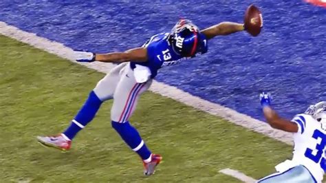 Odell Beckham Jr Has Unbelievable One Handed Catch Does Thriller