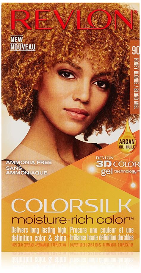 The best thing you can do for your hair is have an. Revlon Colorsilk Moisture Rich Hair Color 90 Honey Blonde ...