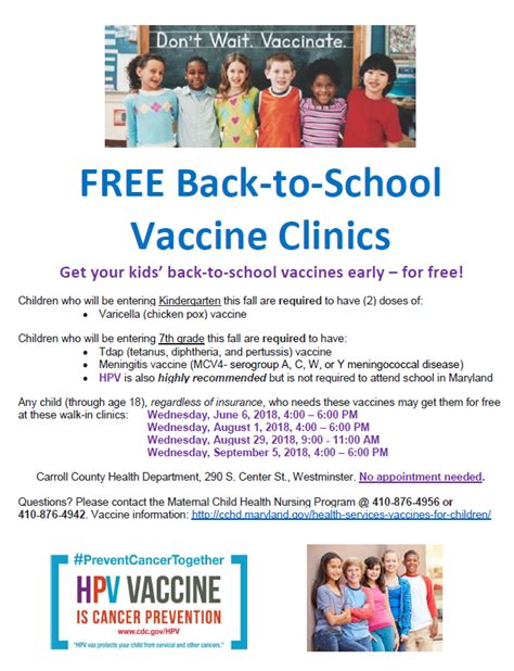 Vaccine Clinic Flyer Template