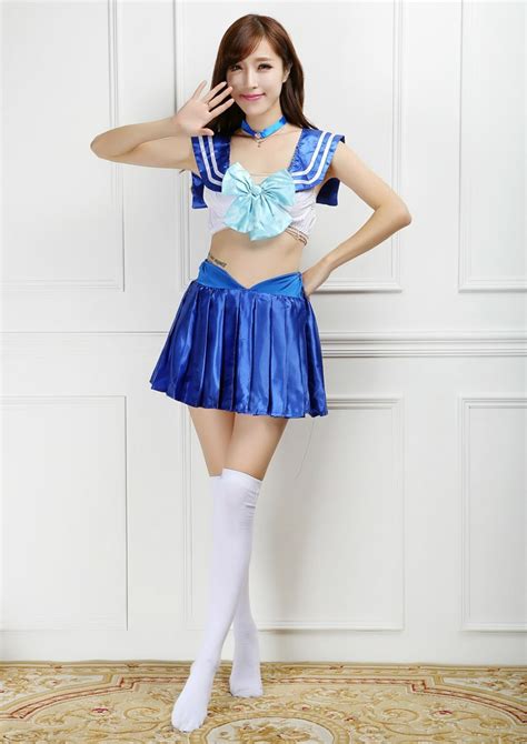 Sailor Moon Swimsuit Cosplay Costume Sailor Mercury Sailor Neptune