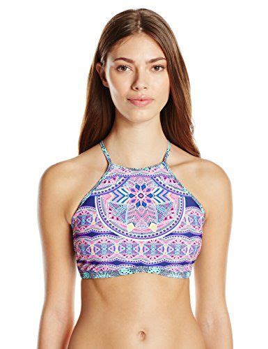 Jessica Simpson Women S Mojave High Neck Halter With Removable Soft