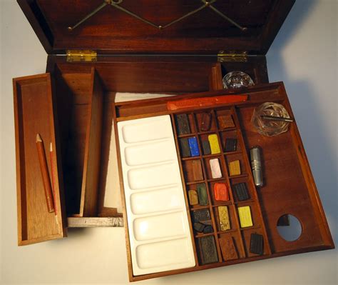 Robertson Writing And Watercolor Paint Box Paint Box Watercolor Box