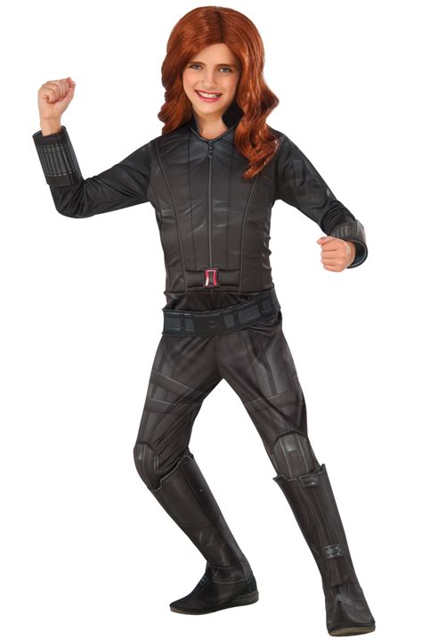 Civil War Deluxe Black Widow Child Costume Ebay