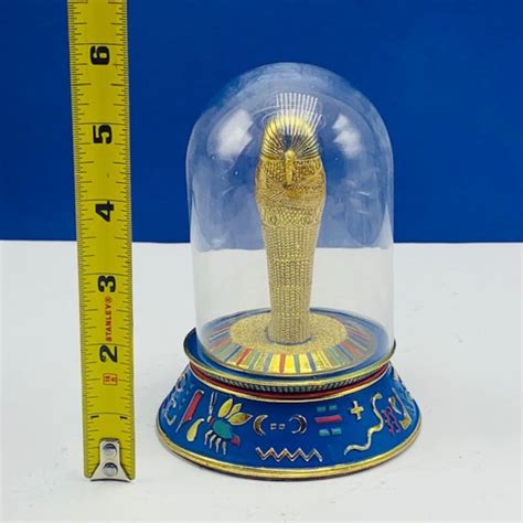 Franklin Mint Egyptian Treasures Ancient Egypt Glass Dome Etsy