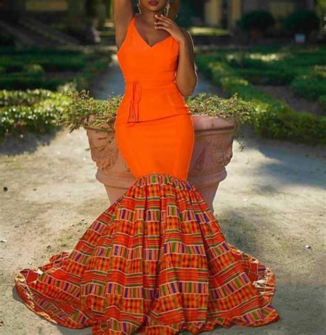 Kente Wedding Dressafrican Women Prom Dressesafrican Etsy
