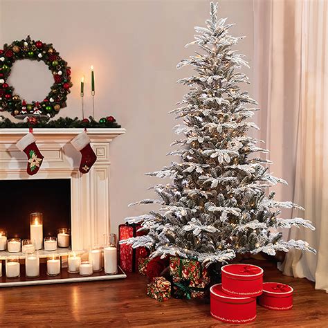 4.2 stars, 387 reviews spent three years looking for the perfect artificial tree for our apartment. Puleo International 7.5' Pre-Lit Arctic Fir Flocked ...
