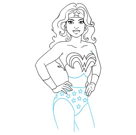 How To Draw Wonder Woman Really Easy Drawing Tutorial Wonder Woman Drawing Easy Drawings