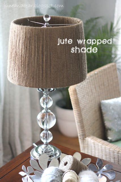 Jute Wrapped Lamp Shade I Want To Try Thisi Wonder How Much Light