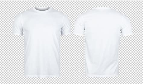 Premium Psd White T Shirts Mockup Front And Back