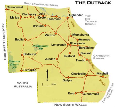 Central Western Queensland Road Maps