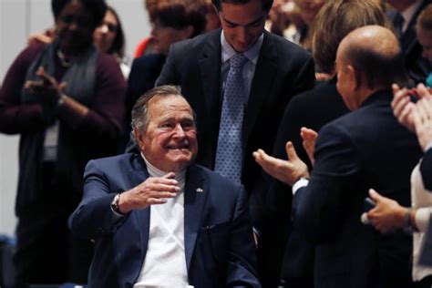 George Hw Bush Fell Broke Neck Bone Wednesday 41st President