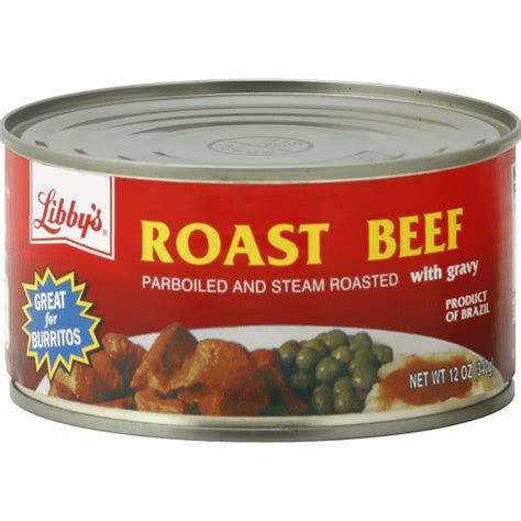 Libbys Roast Beef With Gravy Canned Meat Riesbeck