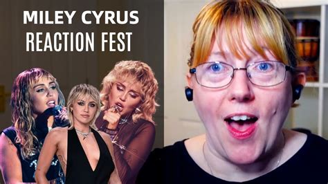 Miley Cyrus Vocal Coach Reaction Fest Youtube