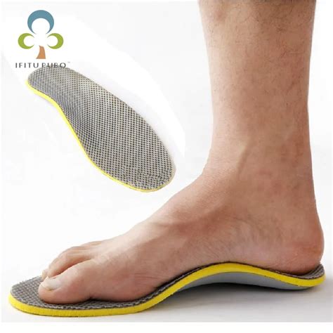 Men Orthopedic Insoles 3d Flatfoot Flat Foot S Orthotic Arch Support