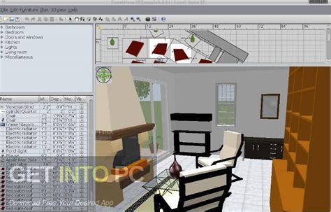 Sweet home is quite basic but it's free, really easy to use and it runs very quickly on even fairly modest hardware. Sweet Home 3D 6 Free Download