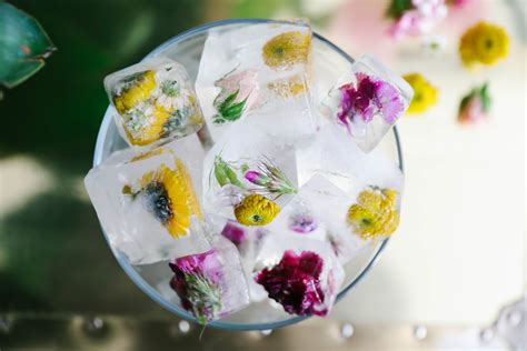 Diy Flower Ice Cubes For Spring Entertaining Pretty And Fun