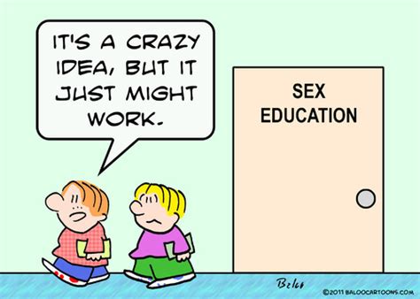 Crazy Idea Sex Education By Rmay Education And Tech Cartoon Toonpool