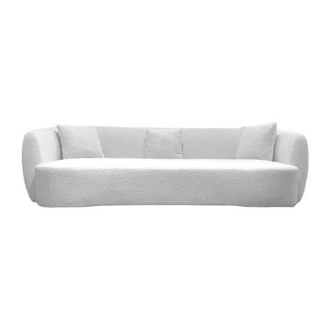 Cloud Curve Sofa 8ft White