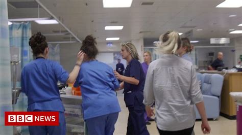 Aande Nhs Staff At Royal Gwent Hospital Talk About Pressures Bbc News