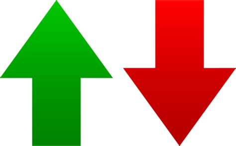 Red Down Arrow Png Clipart Best