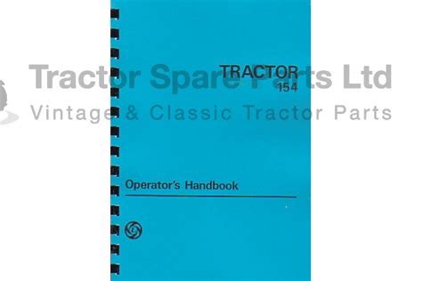 Akd154a Leyland 154 Operators Handbook Tractor Spare Parts