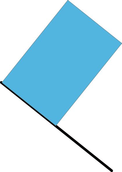 Blue Flag Clip Art At Vector Clip Art Online Royalty Free