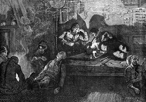 Zeitenblicke Opiumhöhle In London 1874