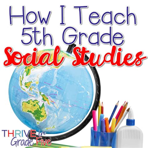 How I Teach 5th Grade Social Studies Thrive In Grade Five