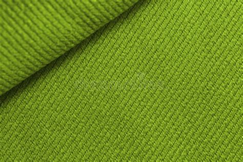 Green Texture Velvet Fabricclose Up Stock Photo Image