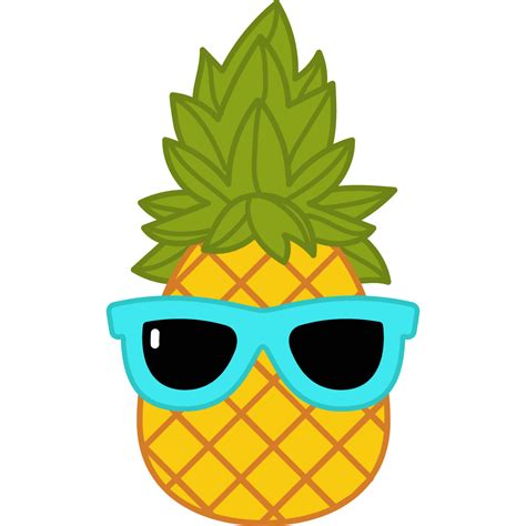 Free Pineapple With Sunglasses Svg 93 Best Free Svg File