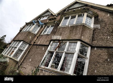 MALVERN, ENGLAND: An exterior view of the front of the building. LOOK