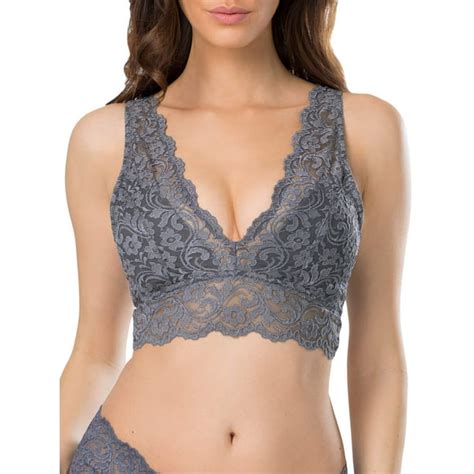 Smart And Sexy Smart And Sexy Womens Signature Lace Deep V Bralette