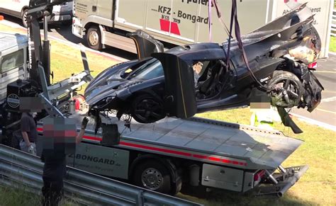 Koenigsegg One1 Crashes During Nurburgring Lap Record Attempt