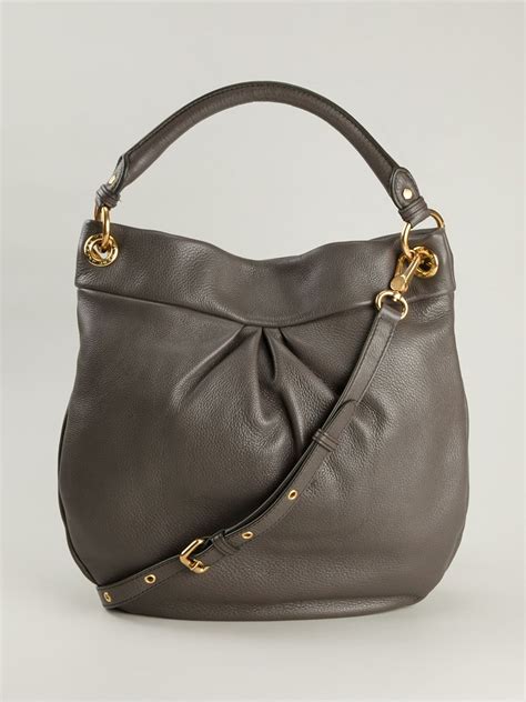 Marc by marc jacobs 'Classic Q Hillier' Hobo Bag in Gray (grey) | Lyst