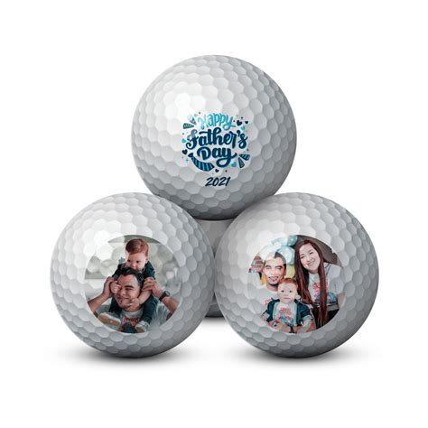 Personalized Custom Golf Balls 3 Pack Custom Fathers Etsy